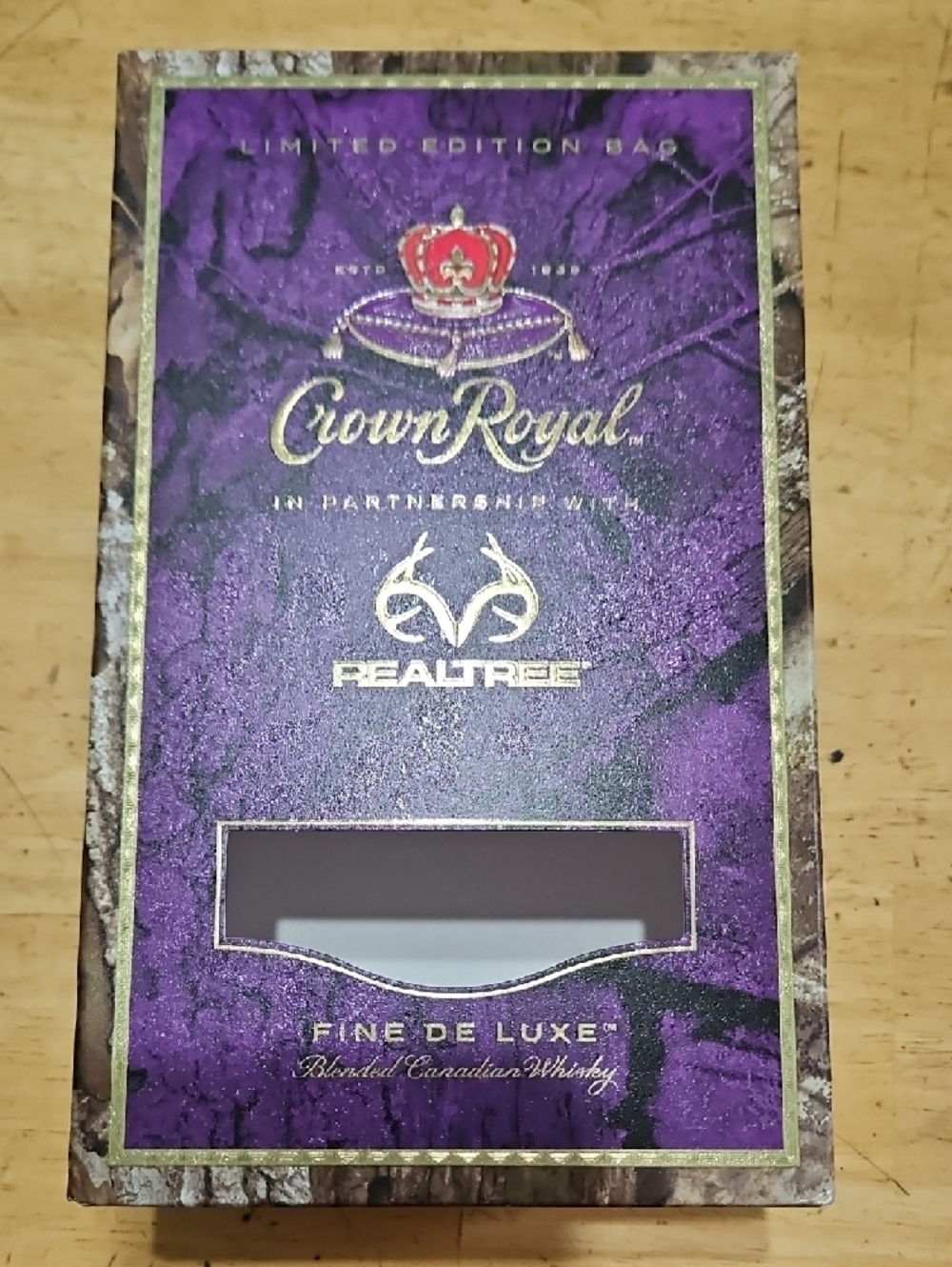 Crown Royal Real Tree Camouflage Drawstring  - Brown & Orange - Picture 3 of 7